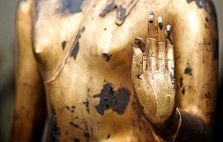 Buddhabeeld in Vitarka mudra