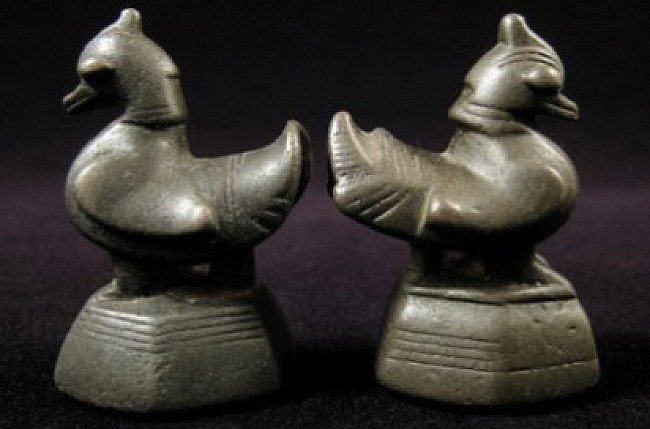 Pair of Opium Weights