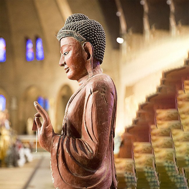 Buddha Statues at our gallery in Deventer, Netherlands