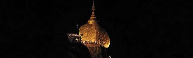 Buddhist Pilgrimage site in Myanmar: Kyaiktiyo Pagoda