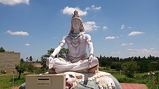 Large statue of Lord Shiva