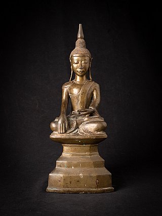 Bijzondere antieke bronzen Shan Boeddha