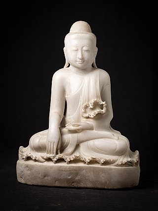 Oude marmeren Birmese Mandalay Boeddha