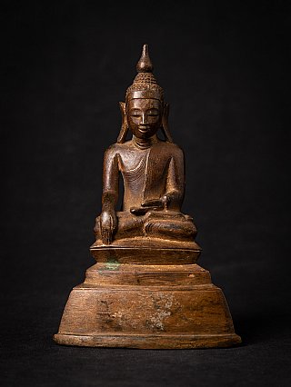 Antieke Birmese bronzen Boeddha