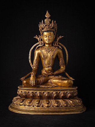 Hoge kwaliteit oude bronzen Nepalese Boeddha