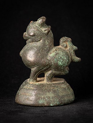 Antiek bronzen Opiumgewicht