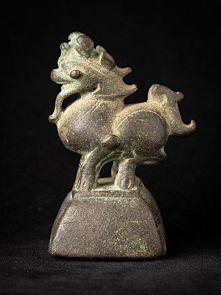 Antiek bronzen Opiumgewicht