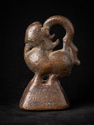 Antiek bronzen Opiumgewicht
