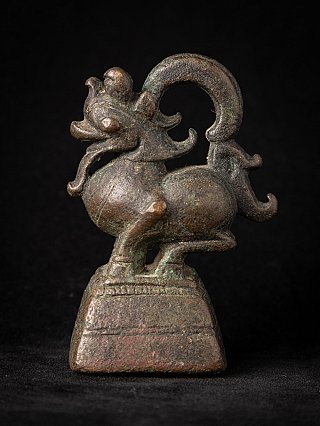 Antiek bronzen Opiumgewicht
