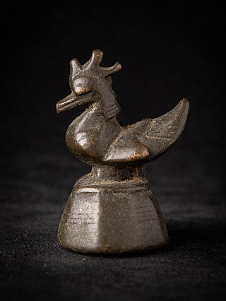 Antiek bronzen Opiumgewicht