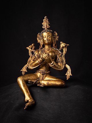Oude bronzen Nepalese Tara