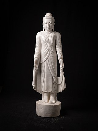 Nieuw gemaakte marmeren Mandalay Boeddha