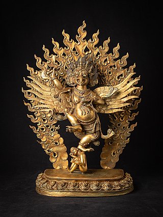 Oude bronzen Nepalese Garuda