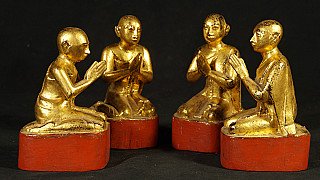 Set antieke monniken